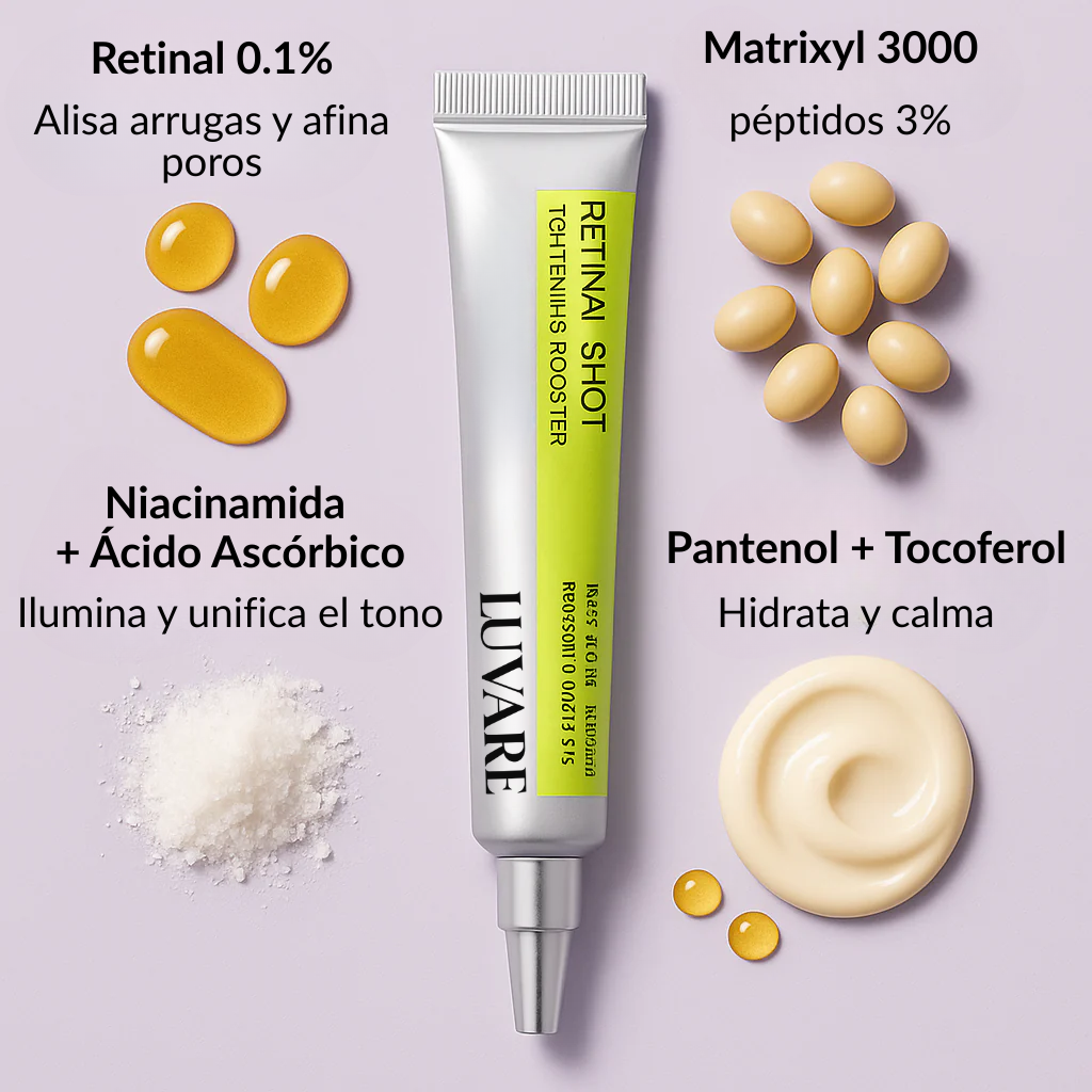 LUVARE™ Sérum Retinal 0.1% Juventud & Anti-Edad